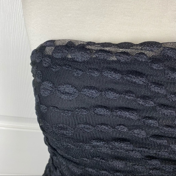 Lola One Shoulder Black Mini Dress - Picture 5 of 7